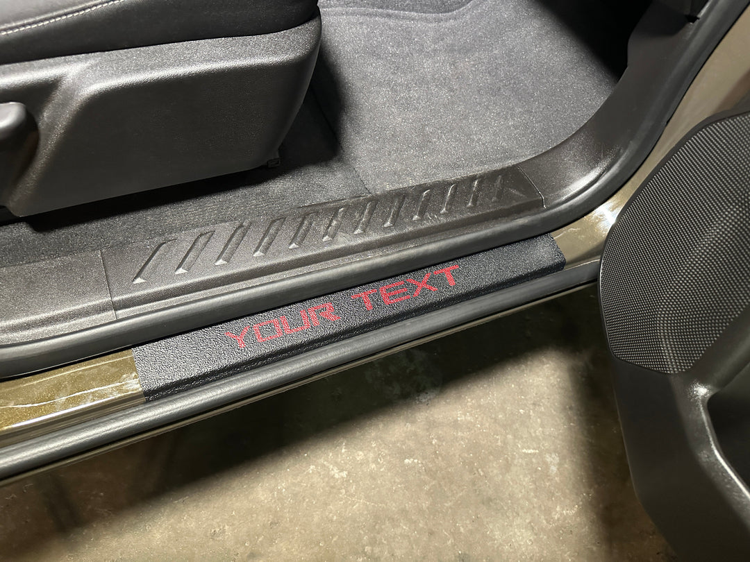 Door Sill Textured Overlays Fits 2023-2025 Chevrolet Colorado & GMC Canyon