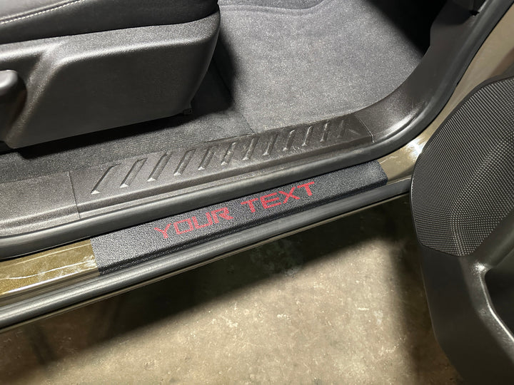 Door Sill Textured Overlays Fits 2023-2025 Chevrolet Colorado & GMC Canyon