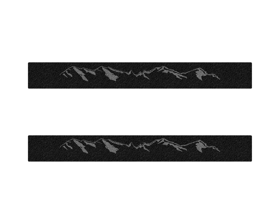 Door Sill Textured Overlays Fits 2023-2025 Chevrolet Colorado & GMC Canyon