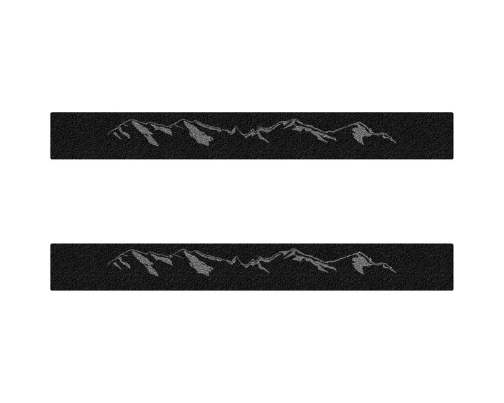 Door Sill Textured Overlays Fits 2023-2025 Chevrolet Colorado & GMC Canyon