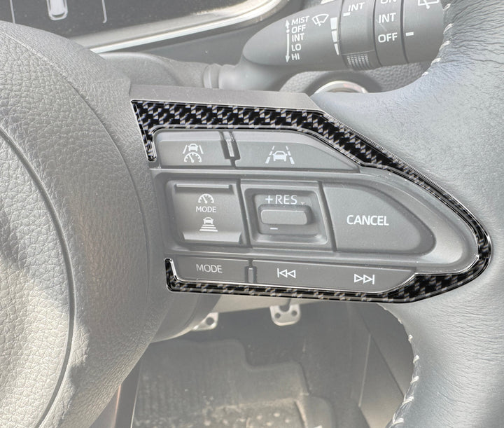 Steering Wheel Controls Accent Trim Fits 2023-2024 Toyota GR Corolla