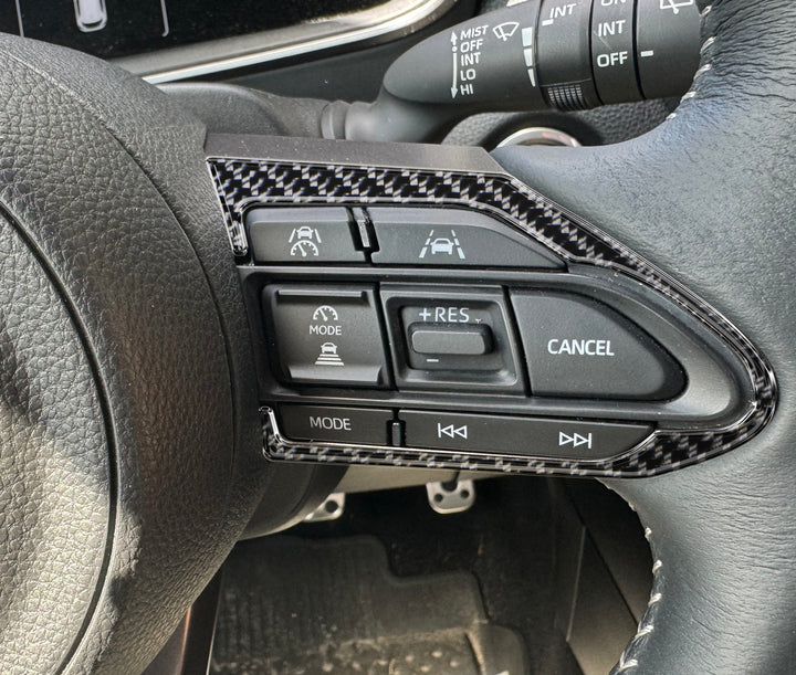 Steering Wheel Controls Accent Trim Fits 2023-2024 Toyota GR Corolla