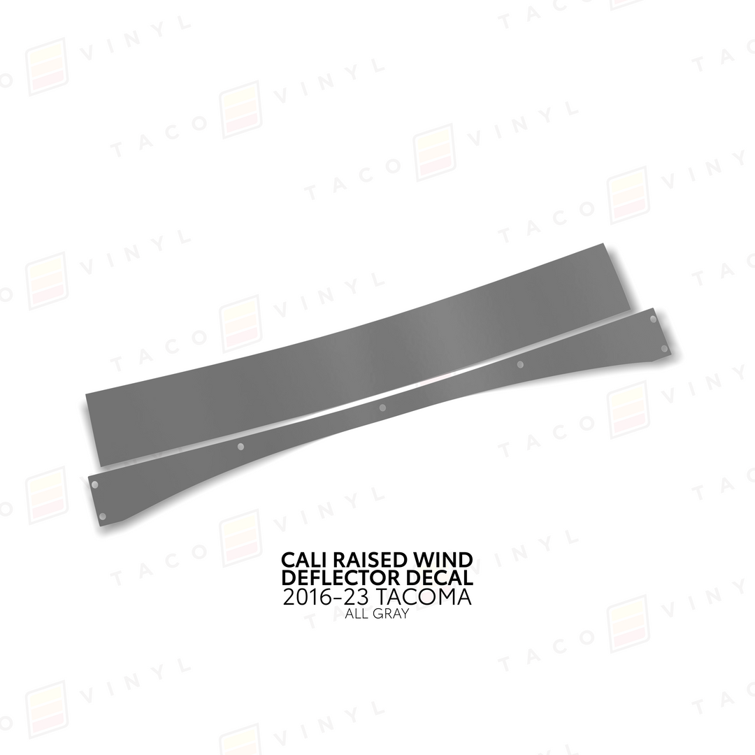Cali Raised Wind Deflector Decal