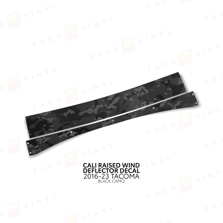 Cali Raised Wind Deflector Decal