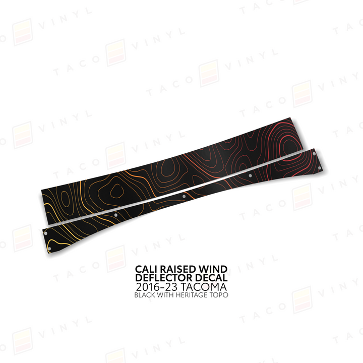 Cali Raised Wind Deflector Decal