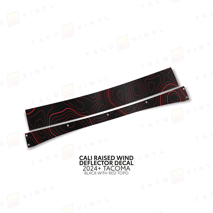 Cali Raised Wind Deflector Decal