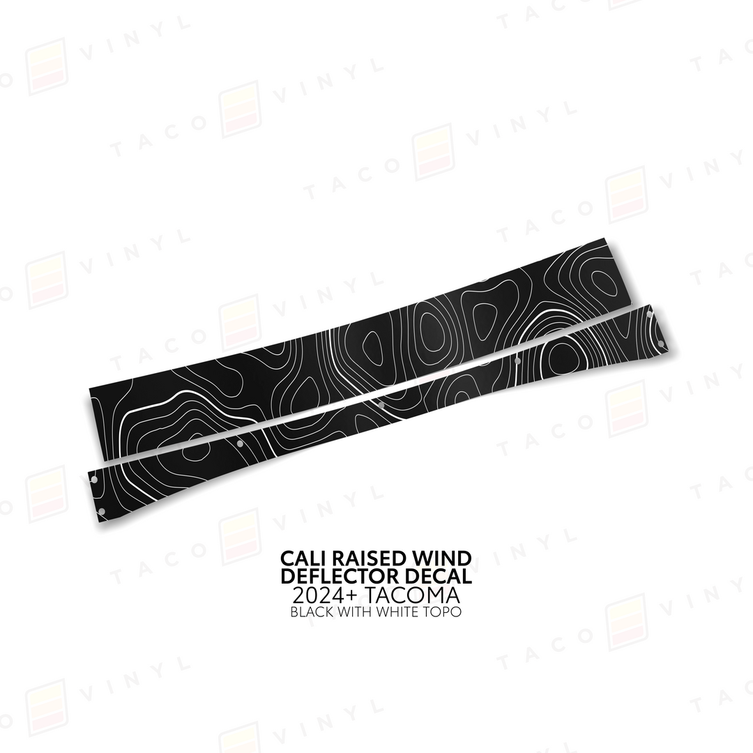 Cali Raised Wind Deflector Decal