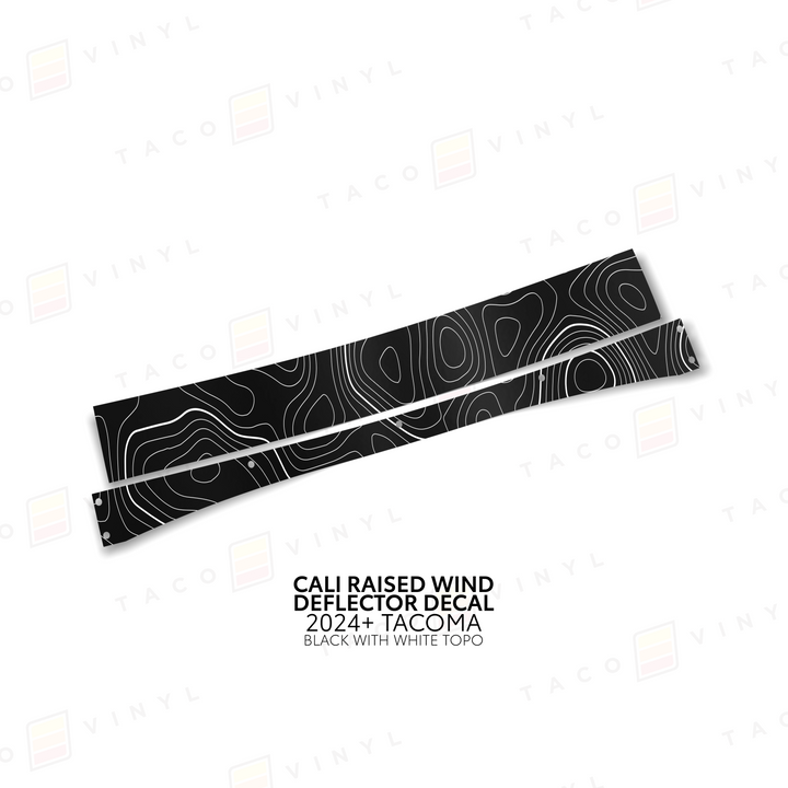 Cali Raised Wind Deflector Decal