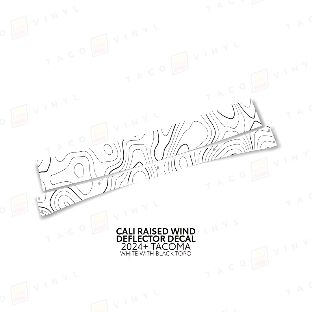 Cali Raised Wind Deflector Decal