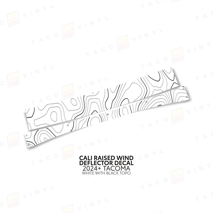 Cali Raised Wind Deflector Decal