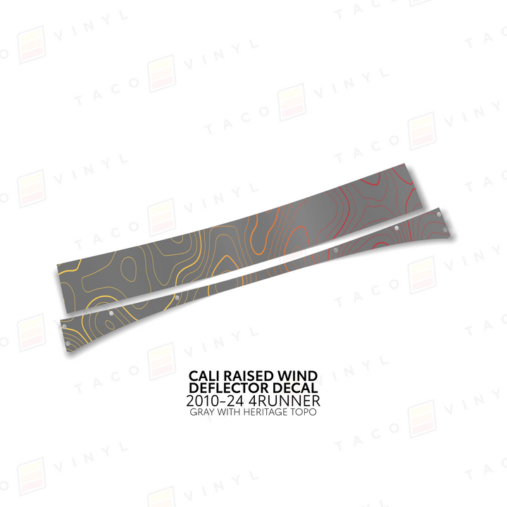 Cali Raised Wind Deflector Decal