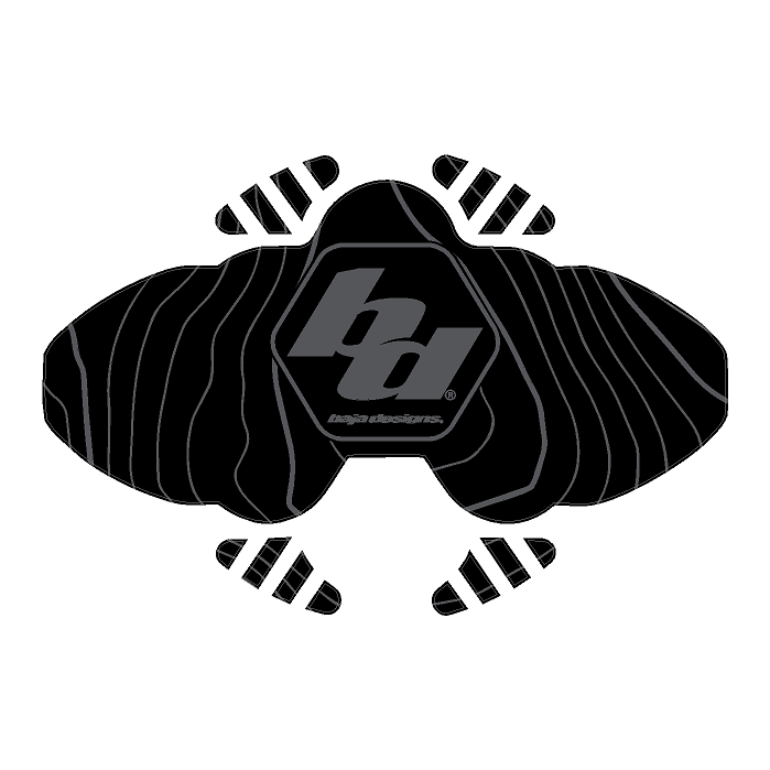 Baja Designs LP4 Topographic Light Cover Overlays  - Universal