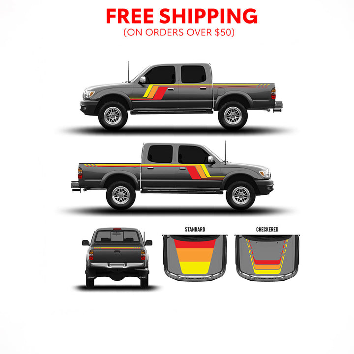 2001-04 Tacoma Checkered Stripe Kit