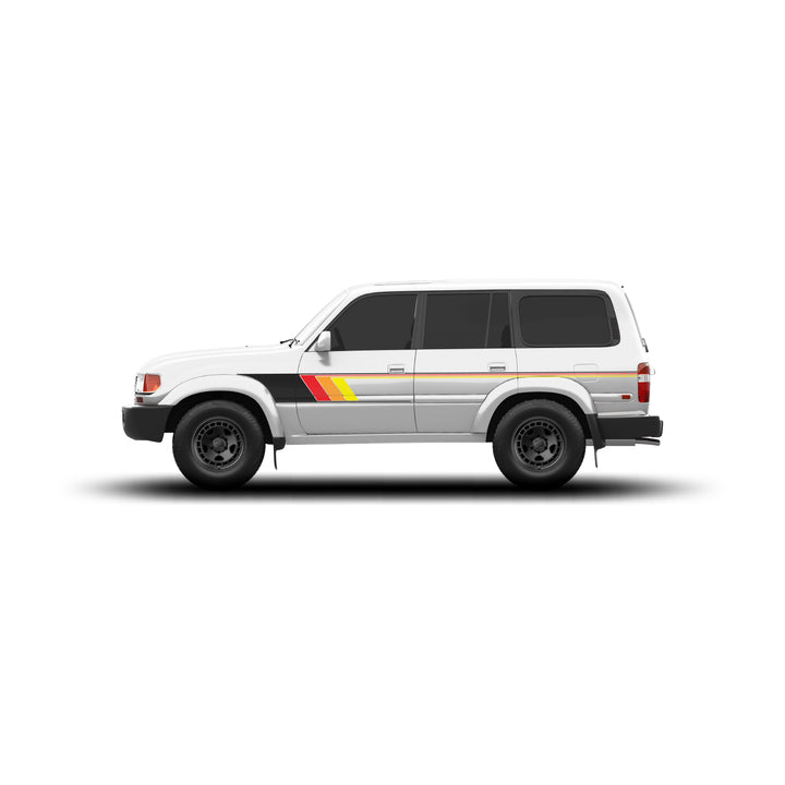80 Series Land Cruiser Checkered Stripe Kit