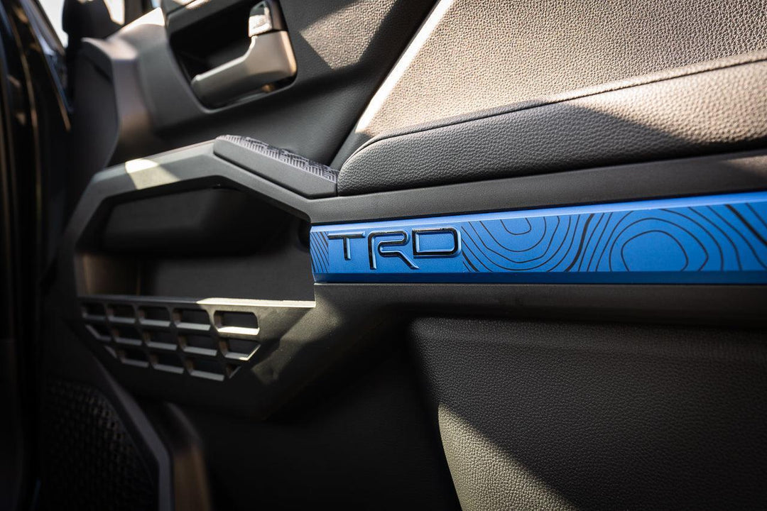 "TRD" Door Topographic Map Overlays - 2024+ Tacoma