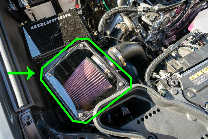 Acrylic Window for K&amp;N 63 Series Air Intake - 2024+ Land Cruiser / Tacoma / 2025+ 4Runner