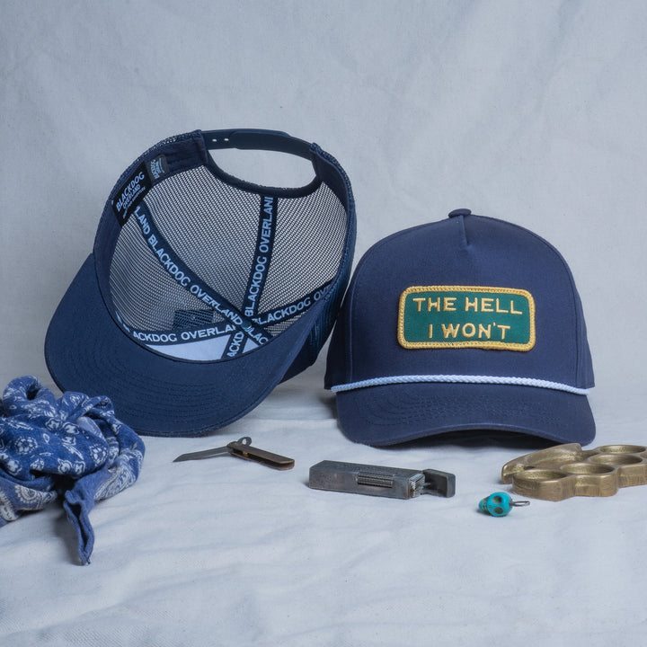 👉 "THE HELL I WON'T" Captain's (Rope) Hat - BOGO 50% OFF🔥