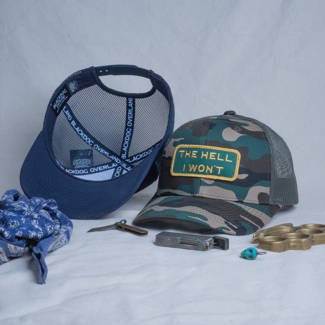 👉 "THE HELL I WON’T" – Mesh Snapback – BOGO 50% Off🔥