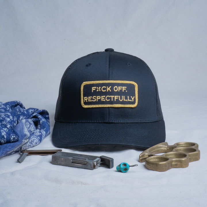 👉 "FXCK OFF, RESPECTFULLY" – Mesh Snapback – BOGO 50% Off🔥