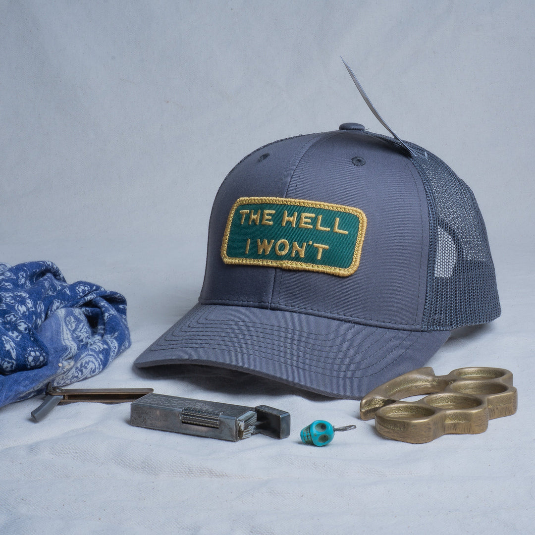 👉 "THE HELL I WON’T" – Mesh Snapback – BOGO 50% Off🔥
