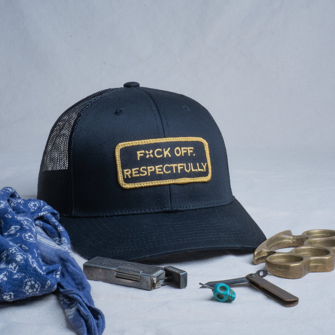 👉 "FXCK OFF, RESPECTFULLY" – Mesh Snapback – BOGO 50% Off🔥