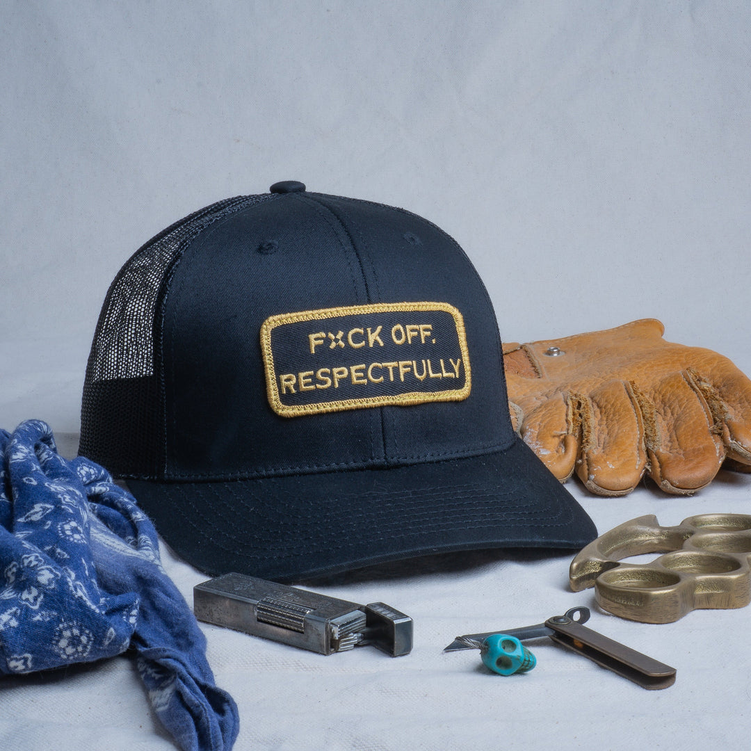 👉 "FXCK OFF, RESPECTFULLY" – Mesh Snapback – BOGO 50% Off🔥