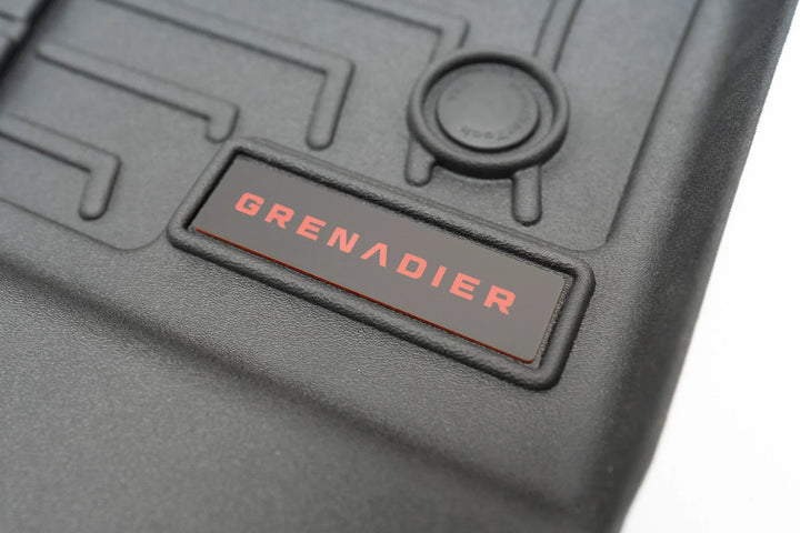 "Grenadier" Weathertech Floor Mat Logo (Etched Acrylic) - Universal