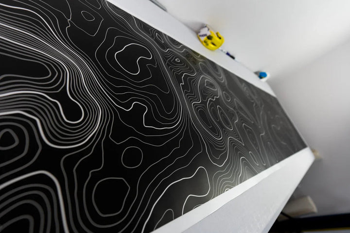 Topographic Map Premium Print Vinyl Rolls (3&