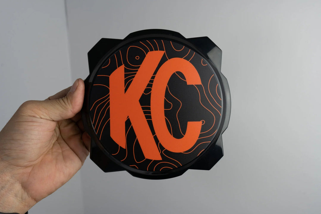 KC HiLITES Pro6 / Titan Gravity Light Cover Topo Overlays (Pair) - Universal