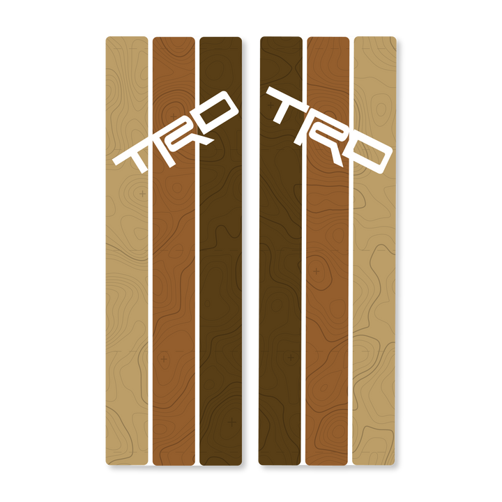 Rear Window Stripes - WITH TOPO