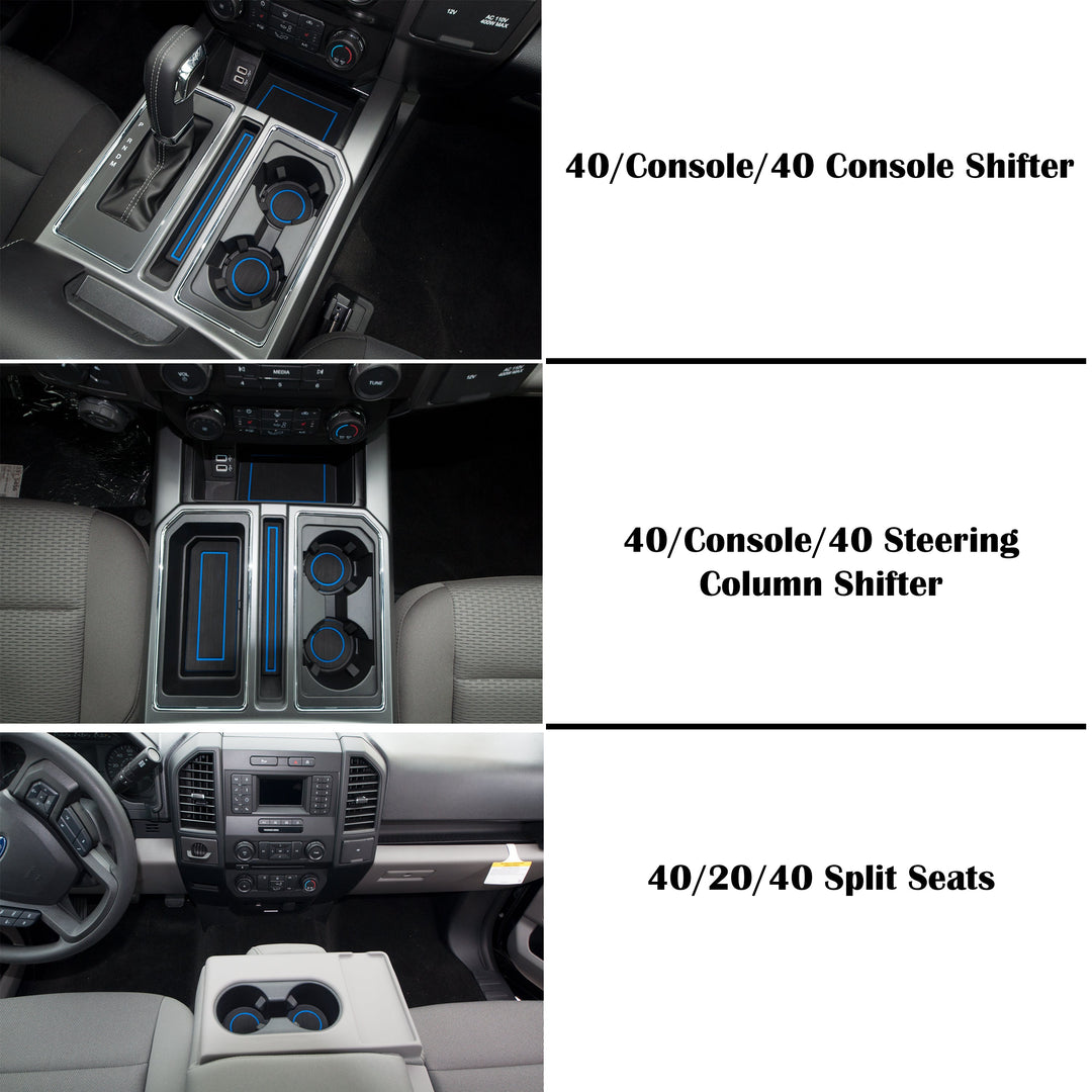 Cup Holder inserts Fits 2015-2016 Ford F-150