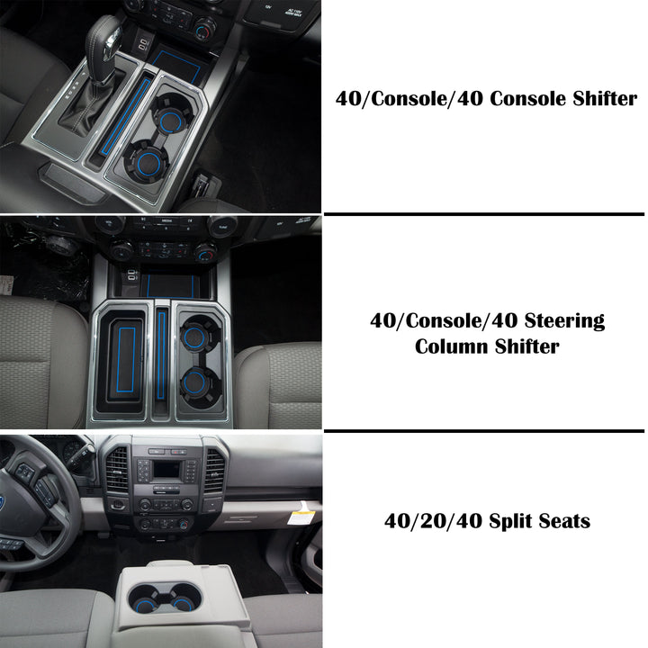 Cup Holder inserts Fits 2015-2016 Ford F-150