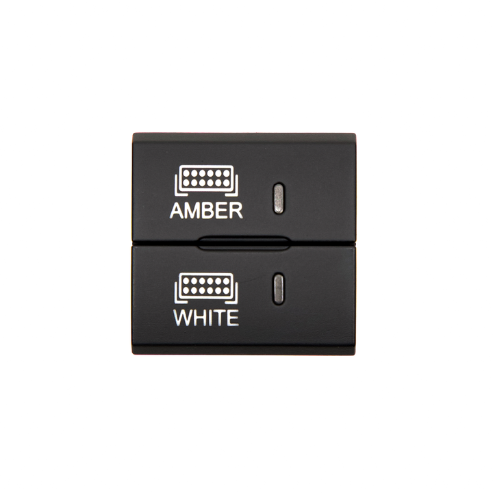 Square Style Dual Function Toyota OEM Style "AMBER &amp; WHITE" Switch