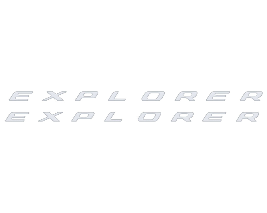 Rocker Panel Letter Inserts Fits 2020-2025 Ford Explorer