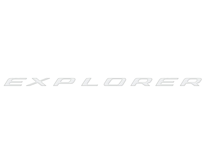Lift Gate Letter Inserts Fits 2020-2024 Ford Explorer