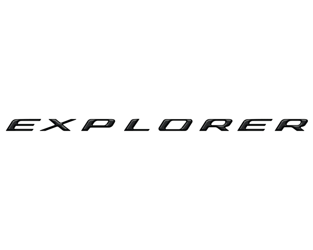 Liftgate Letter Overlays Fits 2025-2026 Ford Explorer
