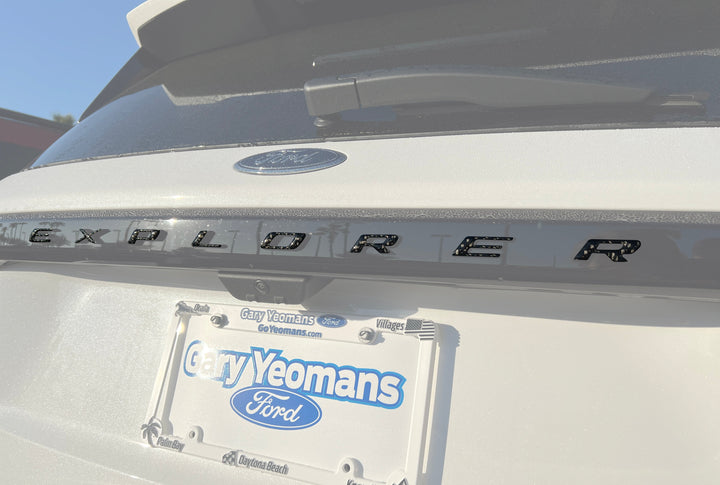 Liftgate Letter Overlays Fits 2025-2026 Ford Explorer