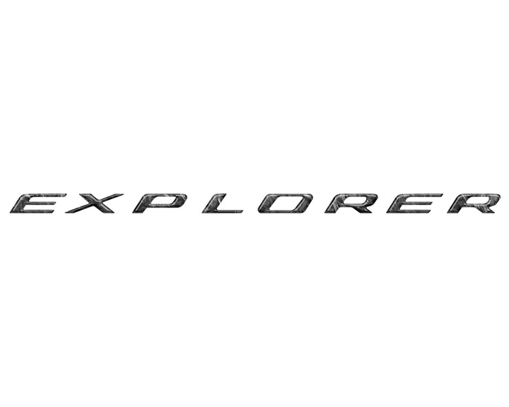 Liftgate Letter Overlays Fits 2025-2026 Ford Explorer