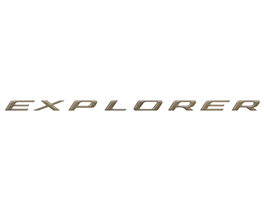 Liftgate Letter Overlays Fits 2025-2026 Ford Explorer