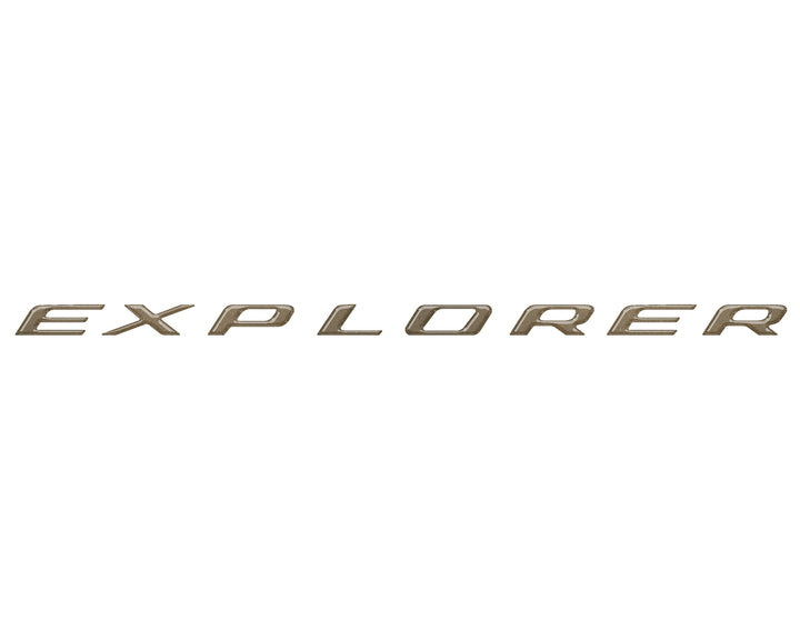 Liftgate Letter Overlays Fits 2025-2026 Ford Explorer