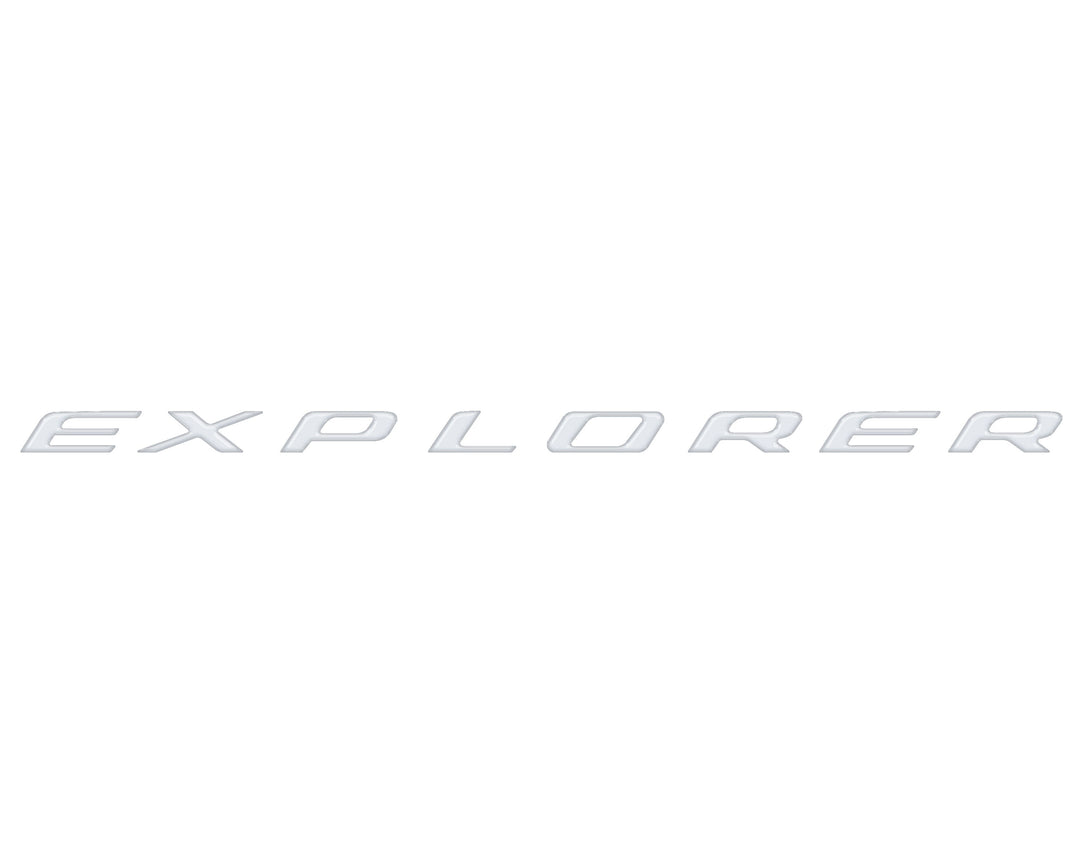 Liftgate Letter Overlays Fits 2025-2026 Ford Explorer