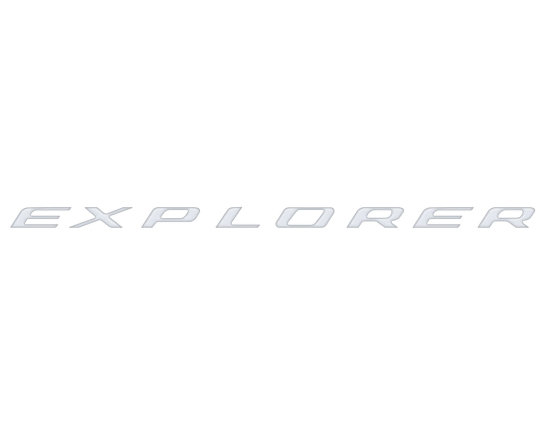 Liftgate Letter Overlays Fits 2025-2026 Ford Explorer
