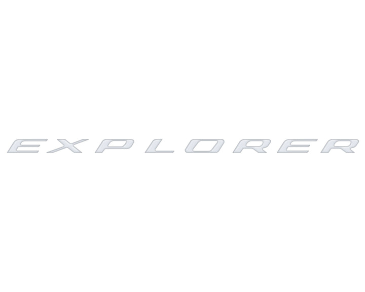 Liftgate Letter Overlays Fits 2025-2026 Ford Explorer