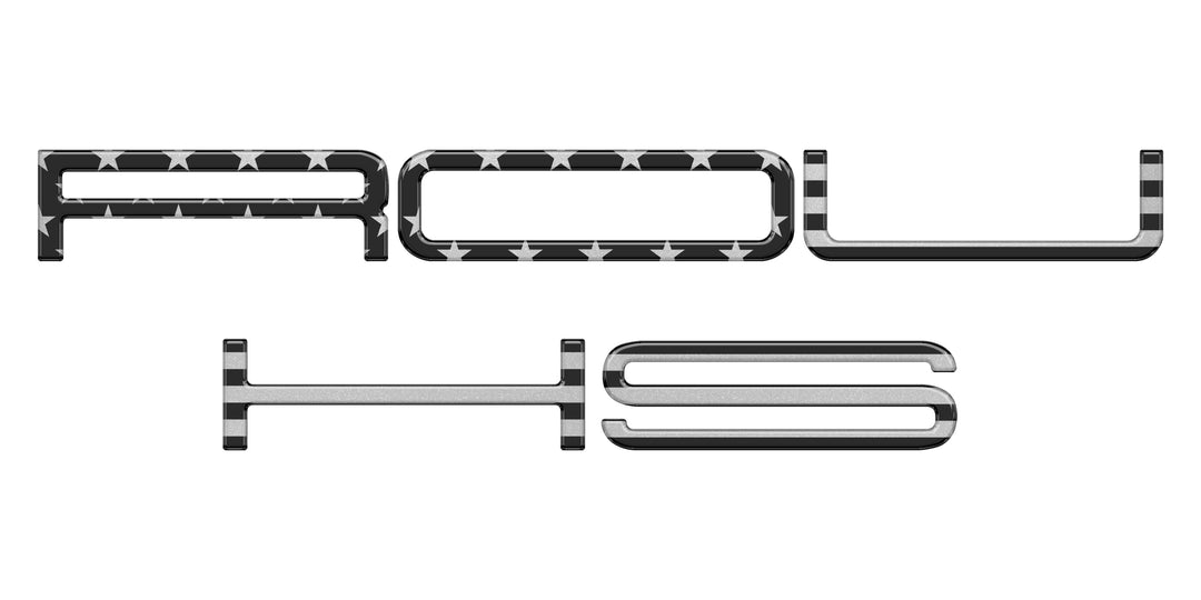 Grille Letter Inserts Fits 2015-2018, 2019-2020, 2021-2022 Ford F-150