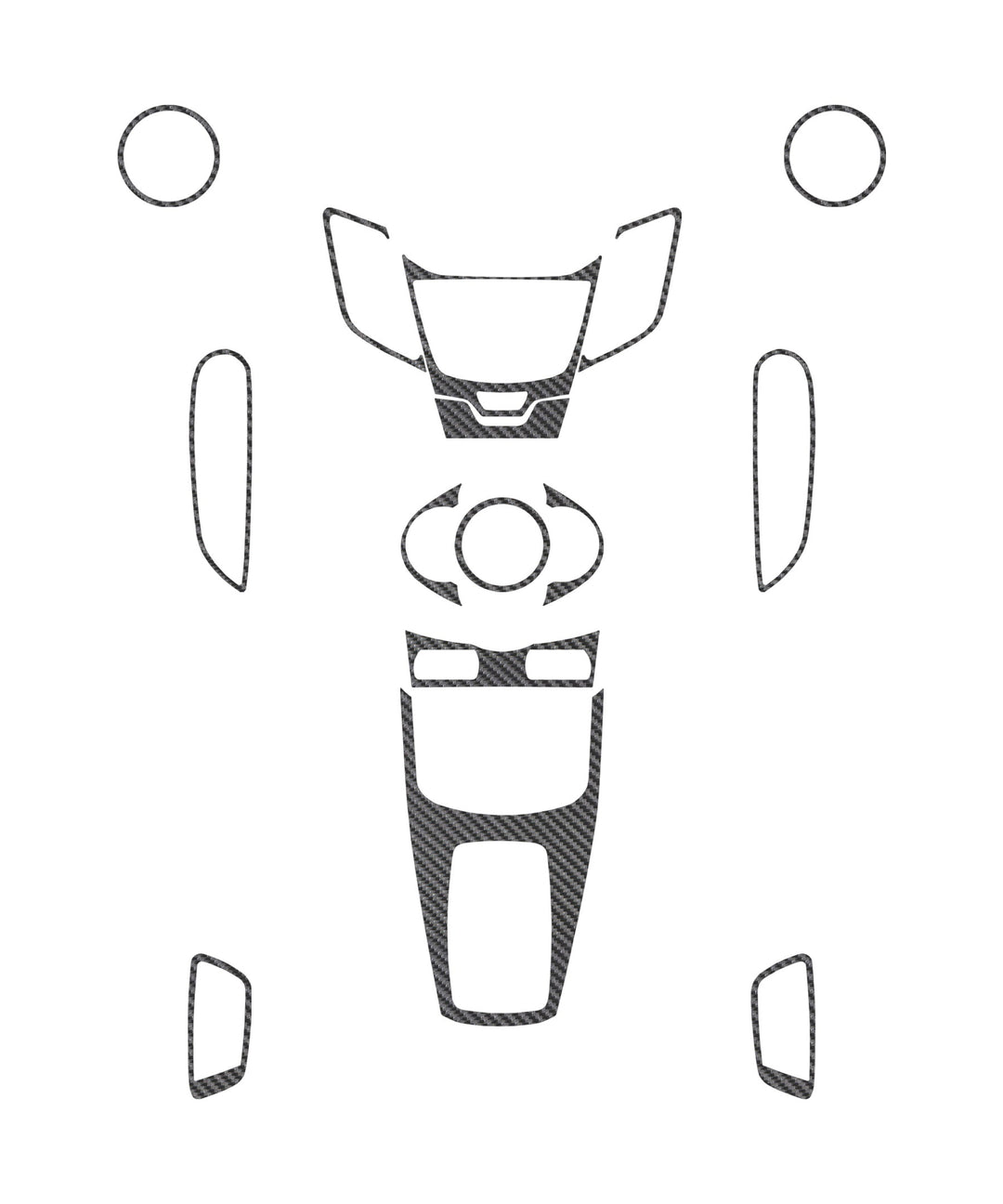Interior Dash Kit Fits 2011-2019 Ford Fiesta