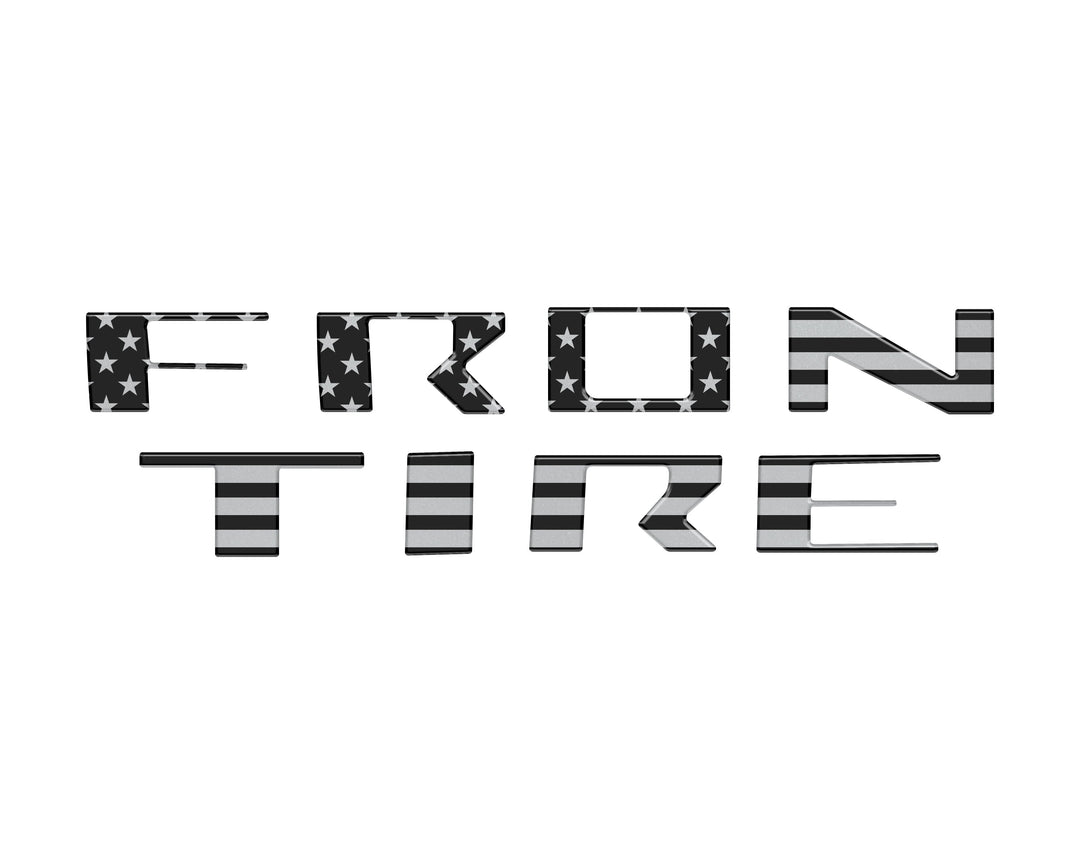 Grille Letter Inserts Fits 2022-2025 Nissan Frontier
