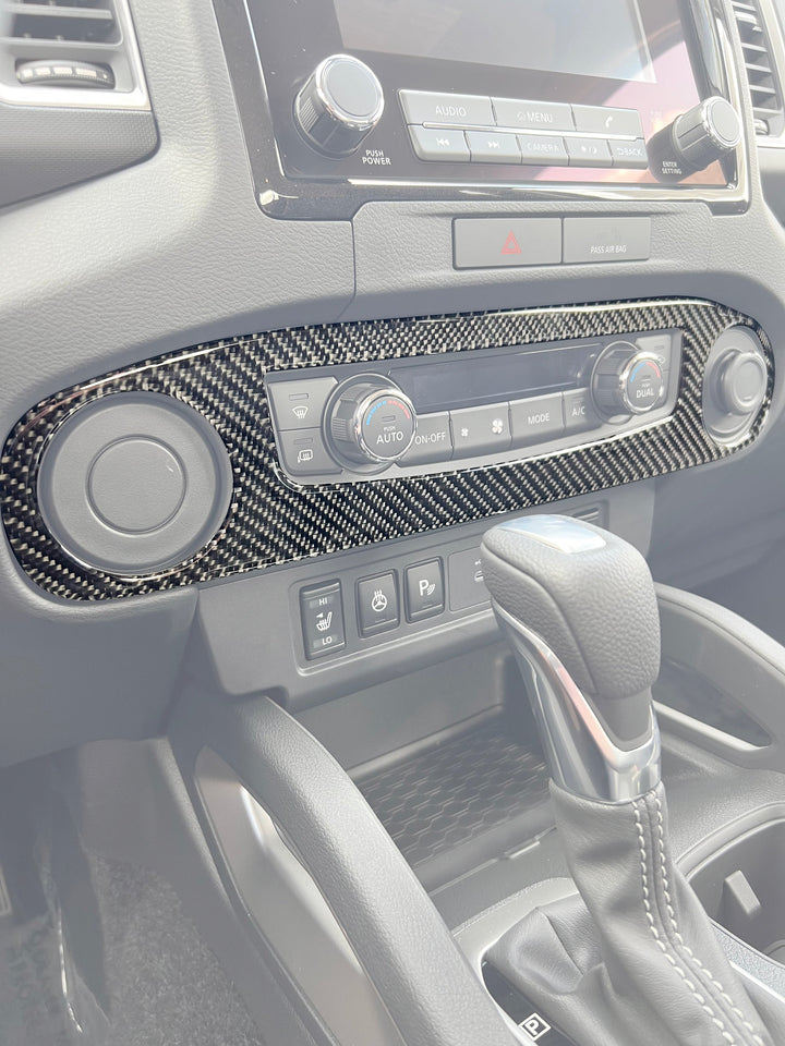 Climate Control/Upper Dash Accent Trim Fits 2022-2024 Nissan Frontier