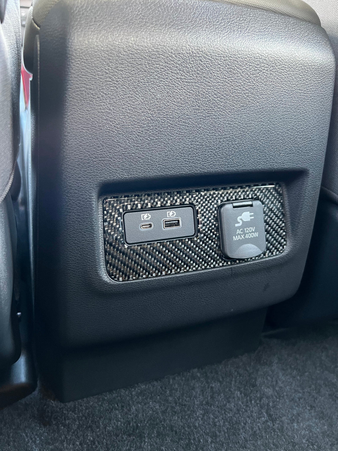 Rear Center Console Accent Trim Fits 2022-2025 Nissan Frontier