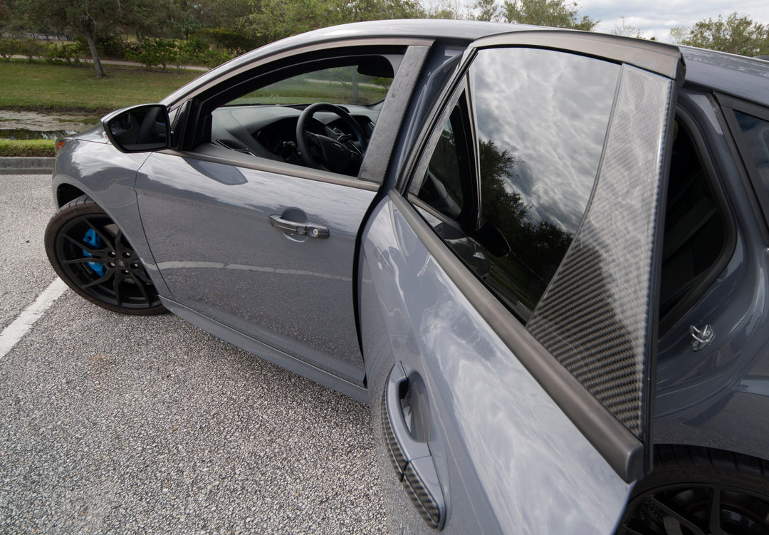 B & C Door Pillars Accent Overlays Fits 2012-2018 Ford Focus