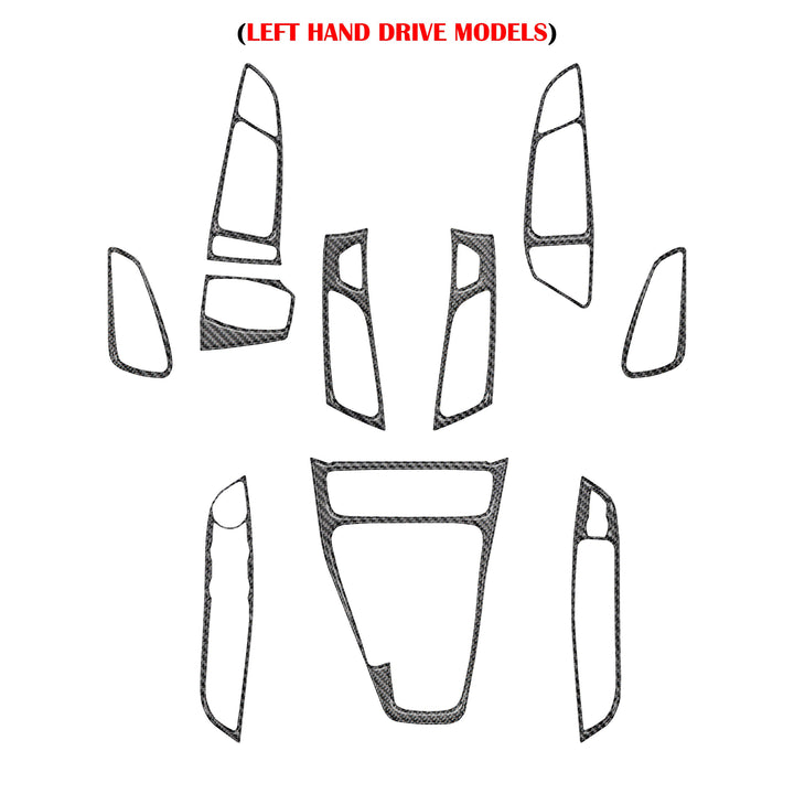Front Interior Dash Kit Fits 2015-2018 Ford Focus, RS, ST
